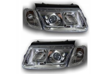 LENTICULAR LAMP HEADLIGHTS VOLKSWAGEN VW PASSAT B5 97 00 H7 H7 DEPO CHROME Car type passenger cars