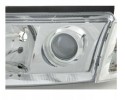 LENTICULAR LAMP HEADLIGHTS VOLKSWAGEN VW PASSAT B5 97 00 H7 H7 DEPO CHROME Type of low beam headlights traditional halogen