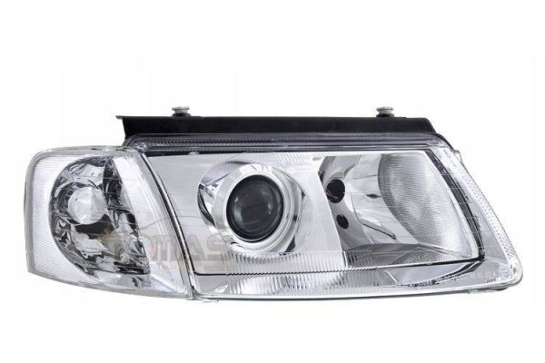 LENTICULAR LAMP HEADLIGHTS VOLKSWAGEN VW PASSAT B5 97 00 H7 H7 DEPO CHROME Product weight with unit packaging 4 kg