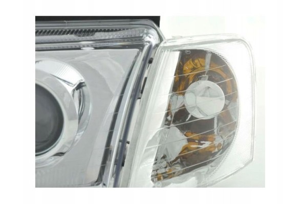 LENTICULAR LAMP HEADLIGHTS VOLKSWAGEN VW PASSAT B5 97 00 H7 H7 DEPO CHROME Catalog number of substitutes 1AF007620051 1AF0076200