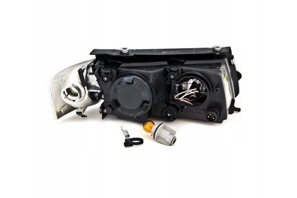 LENTICULAR LAMP HEADLIGHTS VOLKSWAGEN VW PASSAT B5 97 00 H7 H7 DEPO CHROME Catalog number of the original 3B0941017K 3B0941017 3