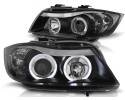 LAMPS BMW E90 E91 05 08R ANGEL EYES RINGS BLACK