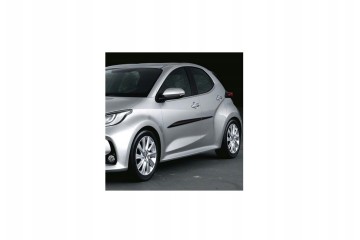 PROTECTIVE SIDE STRIPS SET BLACK YARIS IV PW170 0D100 TOYOTA OE