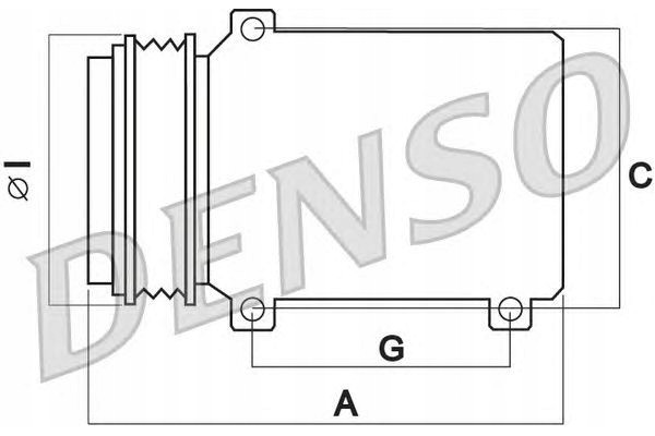 AIR CONDITIONING COMPRESSOR AUDI DCP02042 Part manufacturer Denso