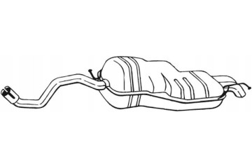 BOS279 107 Final Silencer Part manufacturer Bosal