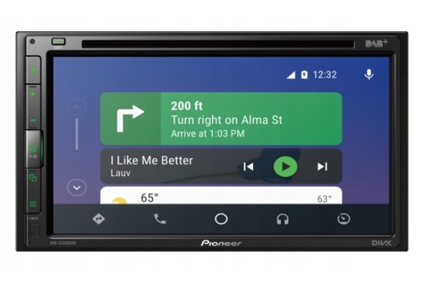 PIONEER AVH Z5200DAB CarPlay RADIO USB Bluetooth Batteries included no
