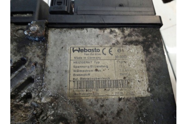 Calefactor estacionario Webasto 85977M para Mitsubishi Galant VIII 2.0