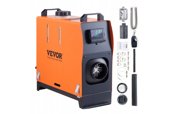 Stop Heating Air Heater Vevor 12V Power 8KW LCD