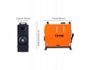 Stop Heating Air Heater Vevor 12V Power 8KW LCD Catalog number of the part Nagrzewnica 8kw LCD