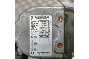 Calefactor Webasto para Isuzu D-MAX II (TFR, TFS) 2.5L 85kw 2012