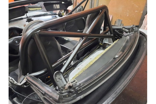 Jaula de Seguridad Parcial Bolt-In para Mazda MX5 NA NB Miata Roja