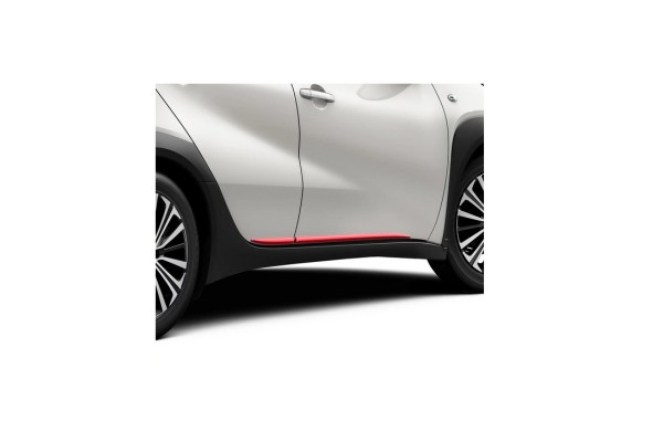 SIDE STRIPS RED AYGO X PW156 0H101 DC TOYOTA OE