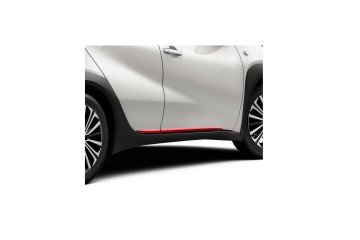 SIDE STRIPS RED AYGO X PW156 0H101 DC TOYOTA OE