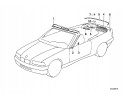 Grille edge guard air outlet BMW E36 51728176222 Catalog number of the part 51728196290