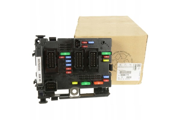 FUSE BOX MODULE BSM CITROEN PEUGEOT 6500Y1 DOG OE ORIGINAL