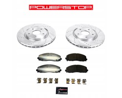 Brake kit front FWD discs pads POWER STOP AR83081XPR Z36 1589