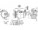 Compresor de aire acondicionado Nissens 89308 para Opel Astra G (1998-