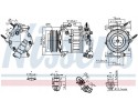 Nissens 890589 Compressor air conditioning Part manufacturer Nissens