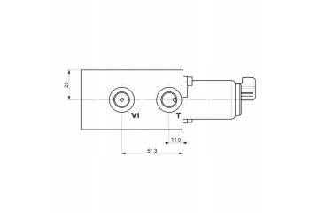 Pressure reduction valve double acting proportional 24V DC KA1 Part manufacturer 0AMS