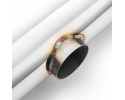 Transverse through silencer E502 500 mm 63 5 mm 2x50 mm Catalog number of the part E502 63 500 2x50