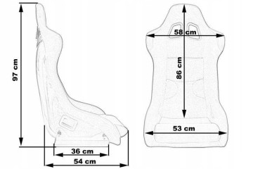 Sports chair SLIDE KS2 Velour Black Catalog number of the part MN FO 081