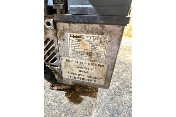 Webasto BMW 7 E65 E66 E67 9002353P 3 0L diesel 170kW 2005 Catalog number of the original 9002353P