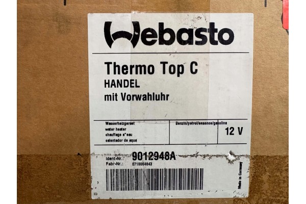 WEBASTO Thermo Top C petrol Part manufacturer Webasto