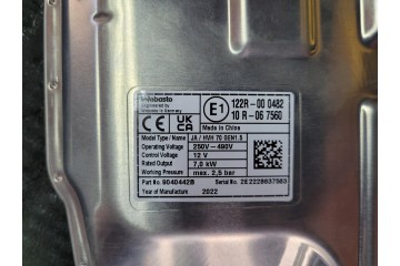 WEBASTO HVH 9040442B SSANGYONG KGM TORRES EVX Car type passenger cars