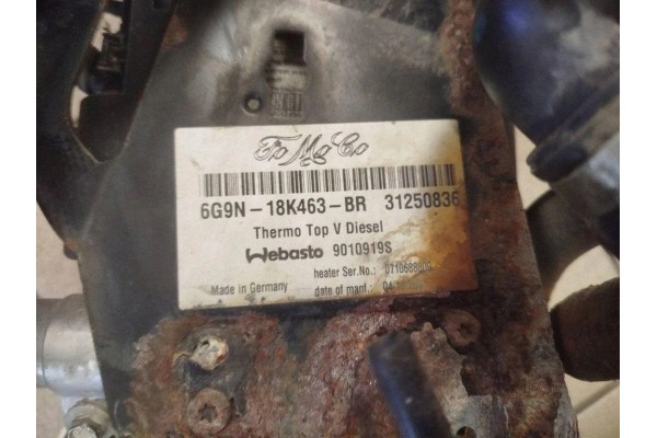 Webasto VOLVO S80 II AS 6G9N18K463BR 2 4L diesel 136kW 2008 Numery katalogowe zamiennikow 9010919S 31250836