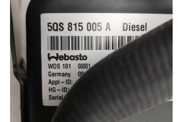 Calefactor estacionario Webasto para VW Tiguan III 5QS815005A Nuevo Or