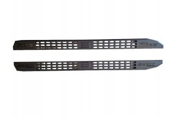 Estribos Planos Dodge Ram 1500 2019 - 2024 6 Pulgadas Rocket