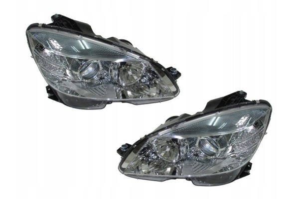 HEADLIGHT SET MERCEDES W204 C KLASSE 2008 2011 DEPO