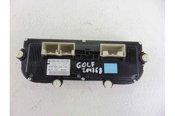 5K0907044BS MANDO CLIMATIZADOR VOLKSWAGEN GOLF VI (5K1)(10.2008)