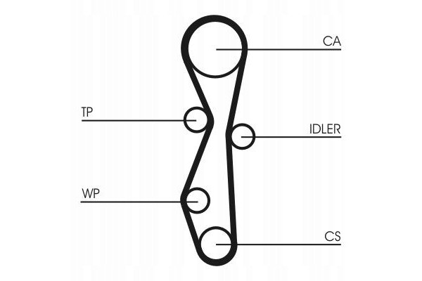 Timing belt kit water pump CT 1142 WP1 Continental Part manufacturer Continental