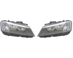 HEADLIGHT LAMP RIGHT LEFT BMW X3 F25 10 14 SET