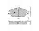 GALFER SDT 2134600 front brake pads MERCEDES A B CLA GLA