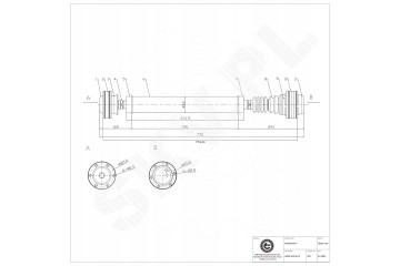 SKV 76SKV154 Driveshaft FORD Ranger AB39 4A376 AC Car type passenger cars