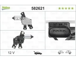 Motor de Limpiaparabrisas Trasero Valeo 582621