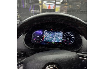 Counter Clocks Virtual LCD Skoda Octavia RS 2013 20