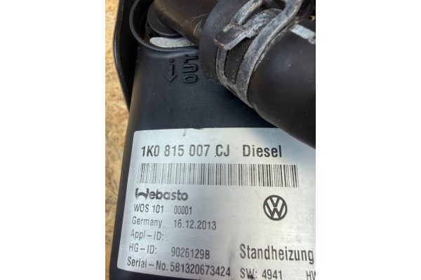 Calefactor estacionario Webasto VW 1K0815007CJ TT Vevo Diesel