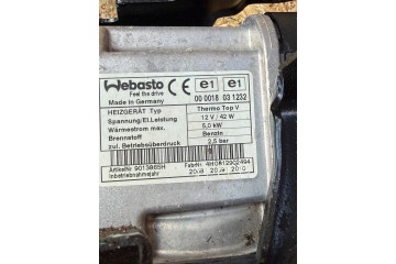 Parking heater Webasto Petrol Audi A3 S3 8P 8P0265081G Quality of parts according to GVO O original with manufacturer s logo OE