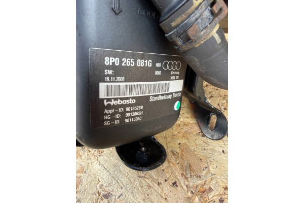 Parking heater Webasto Petrol Audi A3 S3 8P 8P0265081G Product weight with unit packaging 2 kg