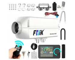 Calefactor estacionario diésel 5kW 12V LCD FDIK con soplador
