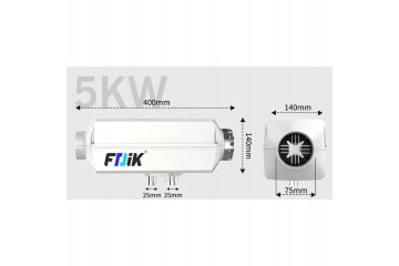 Parking heater FDIK 12V 5kW Bluetooth LCD heater with remote control Car type 4x4 SUV buses undefined trucks cargo vans RVs pass