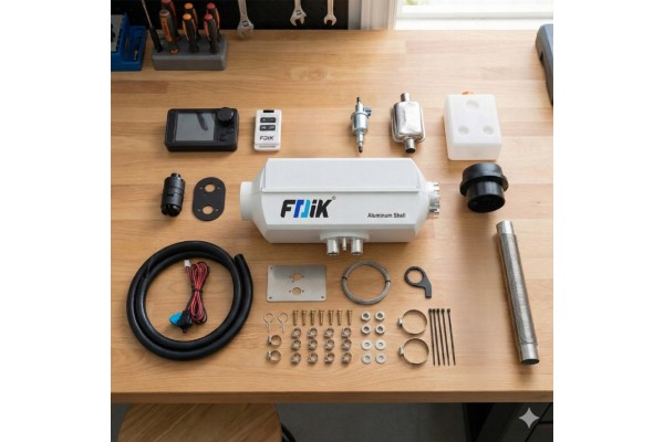 Parking heater FDIK 12V 5kW Bluetooth LCD heater with remote control Quality of parts according to GVO Q original with factory l