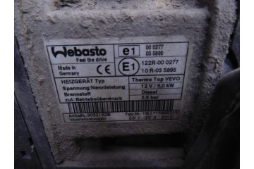 Calefactor Webasto VW Touran II 1.6 TDI 122R-000277