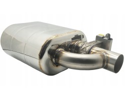 SPORTS SILENCER WITH ELECTRIC THROTTLE 2 5 63mm BASS STAINLESS