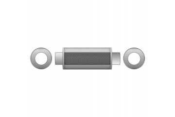 Sports Pass through Silencer 70mm 500mm RM RM 01 500 70 Car type passenger cars