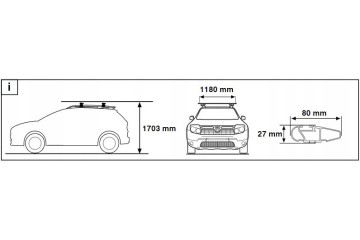 Barras de Techo para DACIA JOGGER, SANDERO III STEPWAY 3 - Piezas Orig