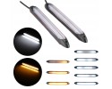 DAYLIGHT DRL LED FLEX WOW FLOATING DYNAMIC TURN SIGNALS 15CM